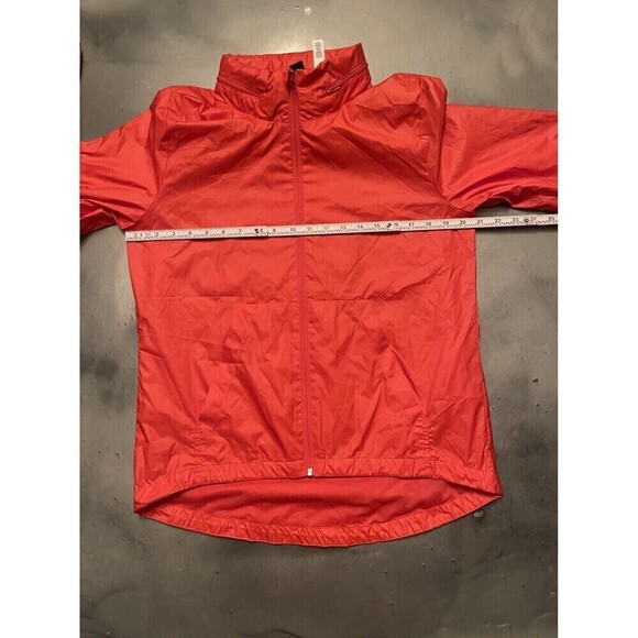 Adidas Women’s Essentials Linear Windbreaker Jacket Sz M Pink Spell Out Logo - Picture 5 of 8